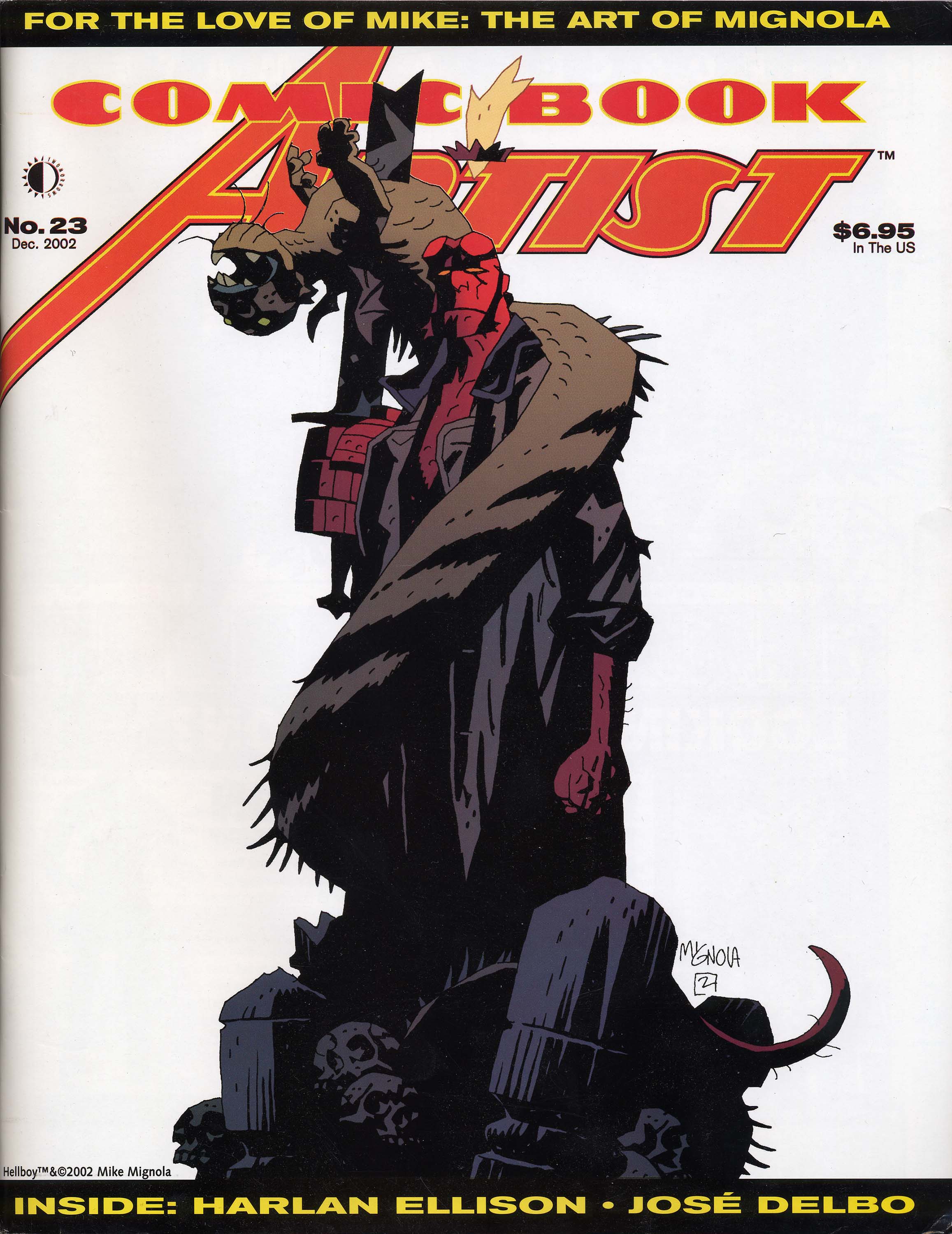 Comic Book Artist #23, cover, art by Mike Mignola