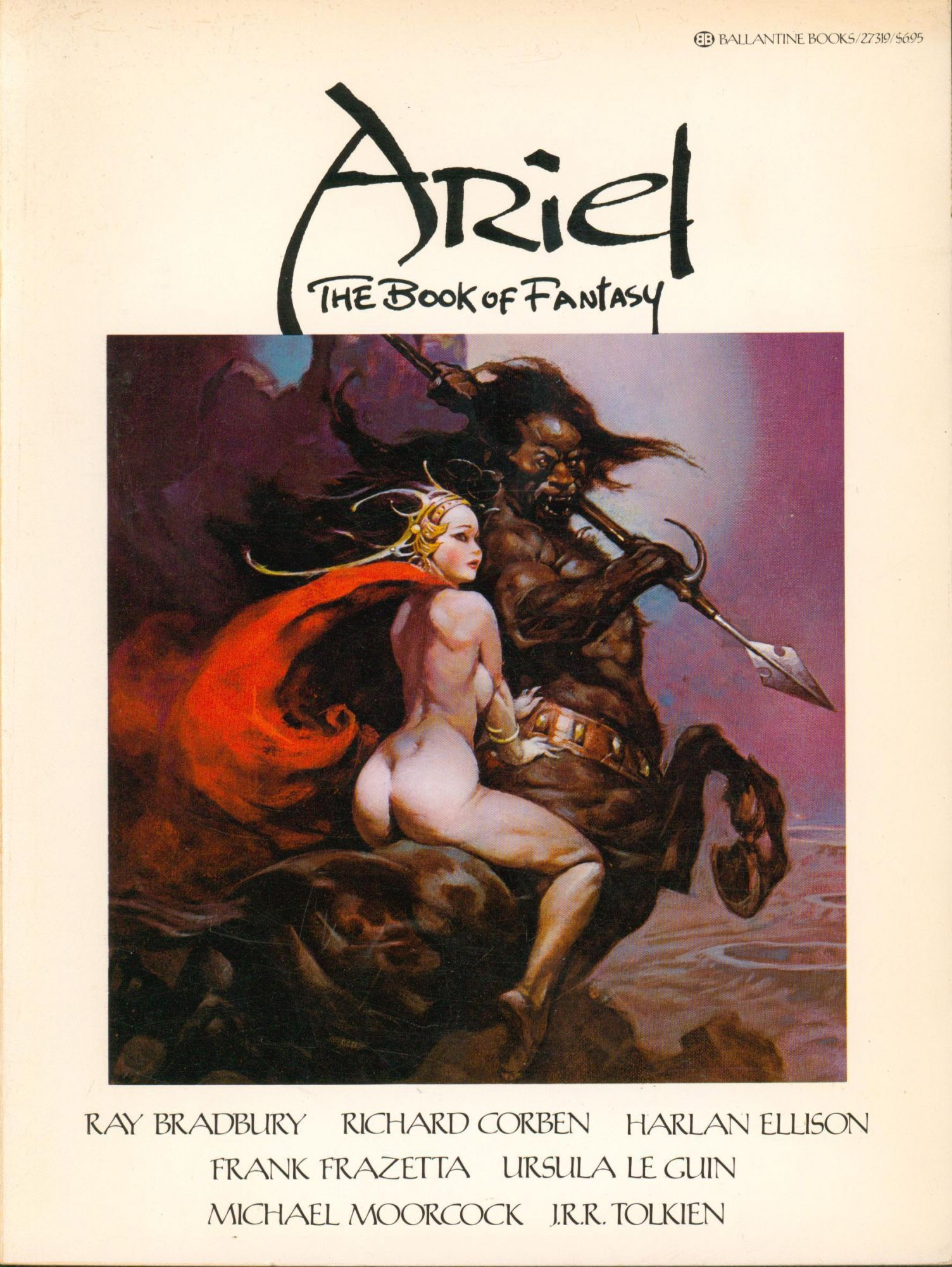 Ariel The Book of Fantasy #2, cover, art by Frank Frazetta