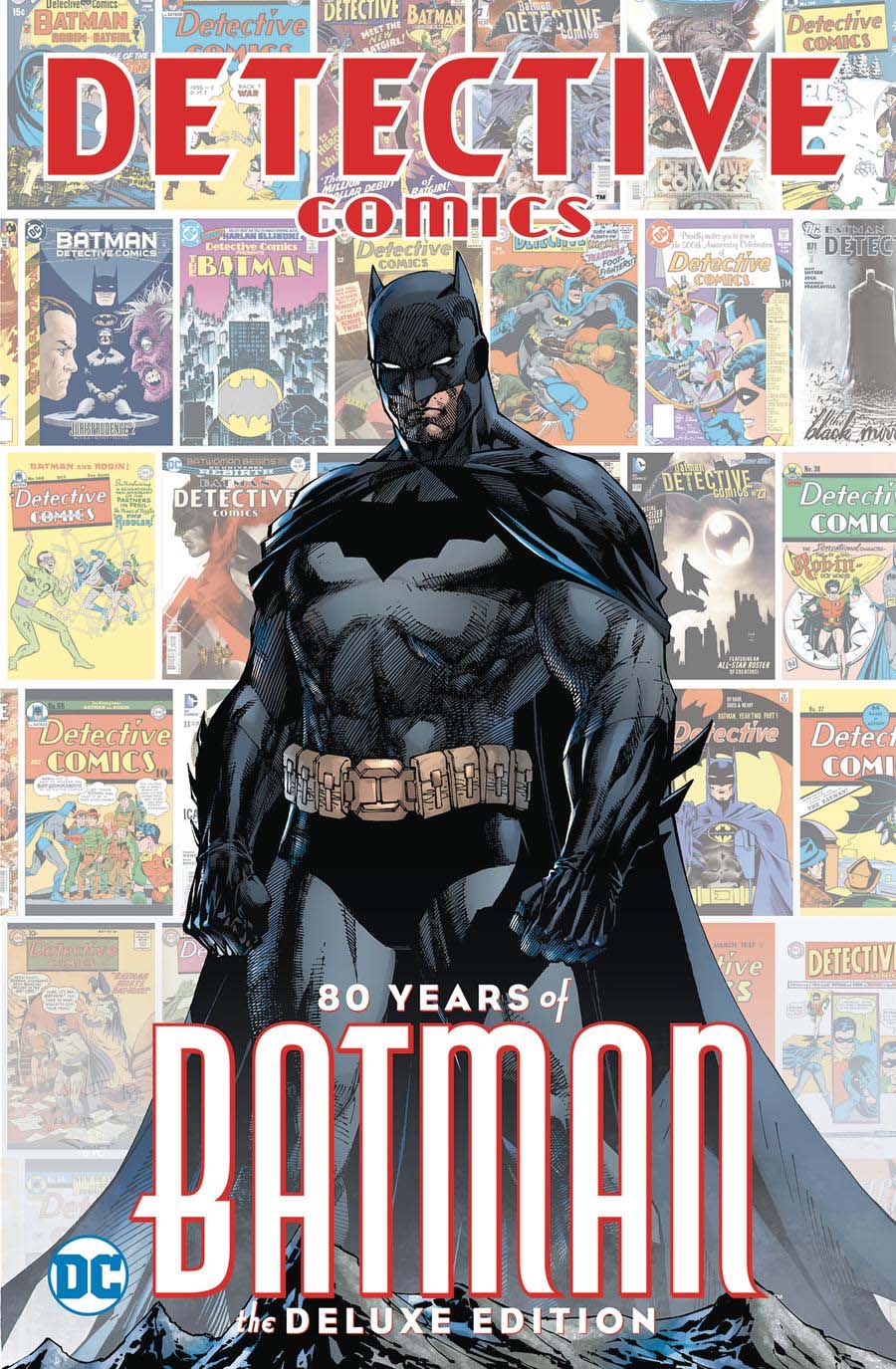 Detective Comics: 80 Years of Batman: The Deluxe Edition, cover, art by Jim Lee & Scott Williams