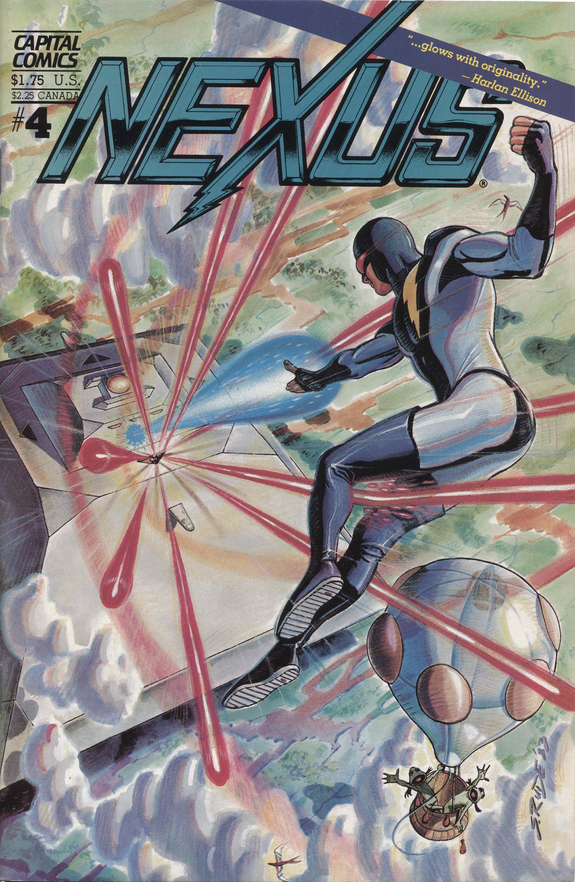 Nexus #4, cover, art by Steve Rude