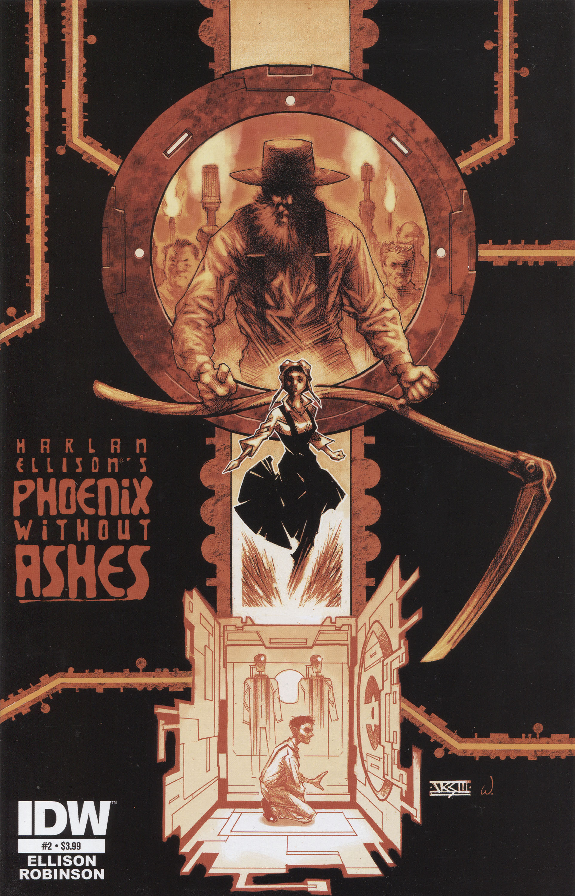 Phoenix Without Ashes #2, cover, art by John K. Snyder, III