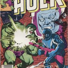Incredible Hulk 286, cover, art by Brent Anderson