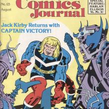 The Comics Journal #65, cover, art by Jack Kirby