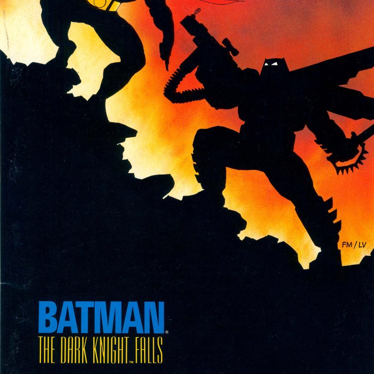 Batman: The Dark Knight #4, cover, art by Frank Miller and Lynn Varley