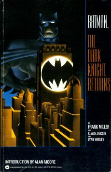 Batman: The Dark Knight Returns tradepaperback, art by Frank Miller and Lynn Varley