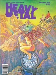 Heavy Metal, vol. 2 no. 6, cover, art by Ron Walotsky